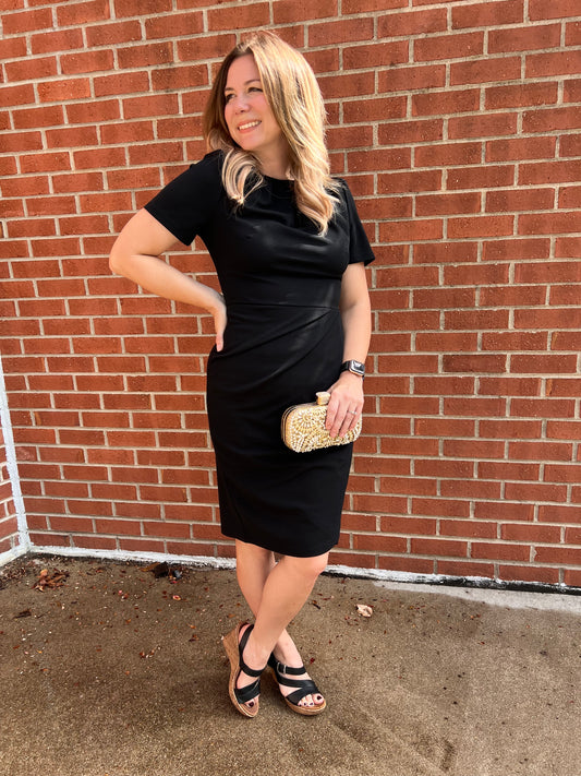 Ruched Wrap style Dress