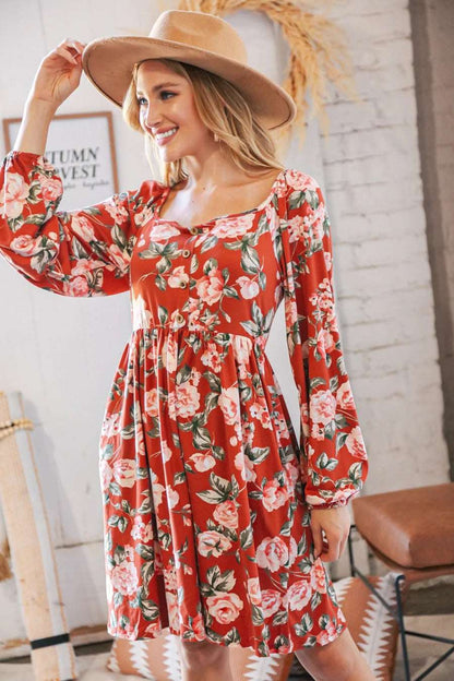 The Rose Dress - Finely Dressed Boutique 