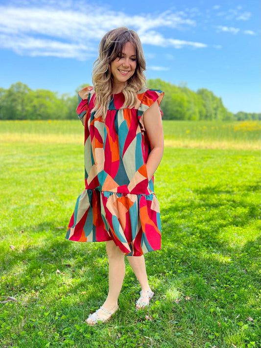 The Daphne Midi Dress - Finely Dressed Boutique 
