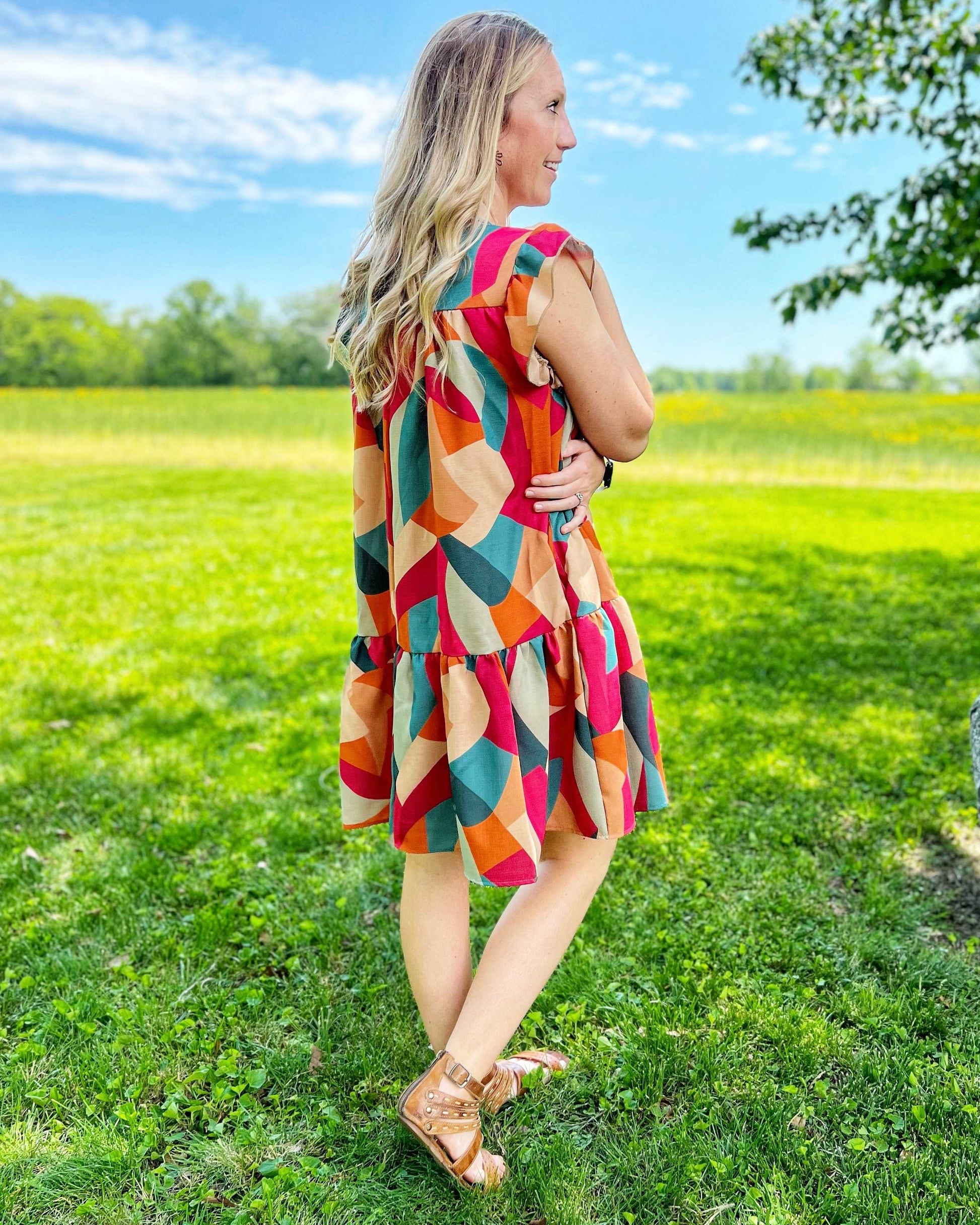 The Daphne Midi Dress - Finely Dressed Boutique 